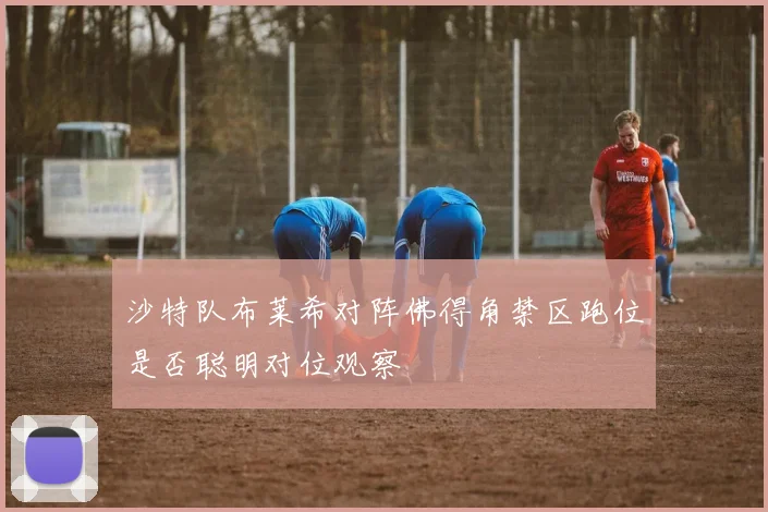 沙特队布莱希对阵佛得角禁区跑位是否聪明对位观察